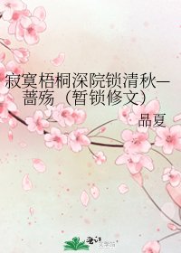 寂寞梧桐深院锁清秋—蔷殇（暂锁修文）