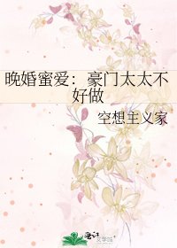 《晚婚蜜爱:豪门太太不好做》