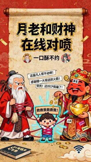 月老和财神在线对喷