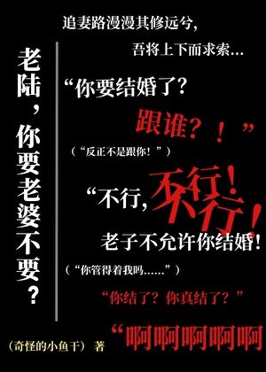 老陆，你要老婆不要？