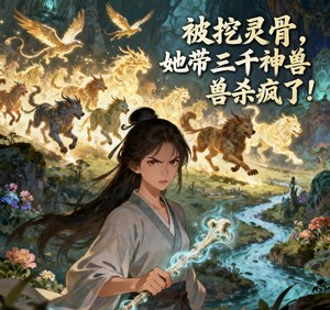 《被挖灵骨,她带三千神兽杀疯了!》