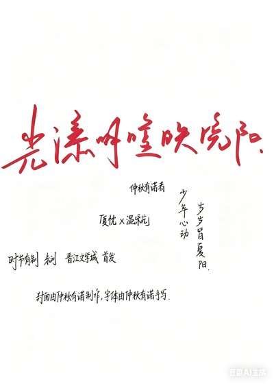 《光漾明瞳映晚阳》